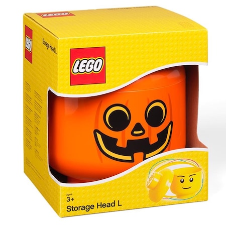 Lego Pumpkin Storage Head, Orange, 1 pc 40321729